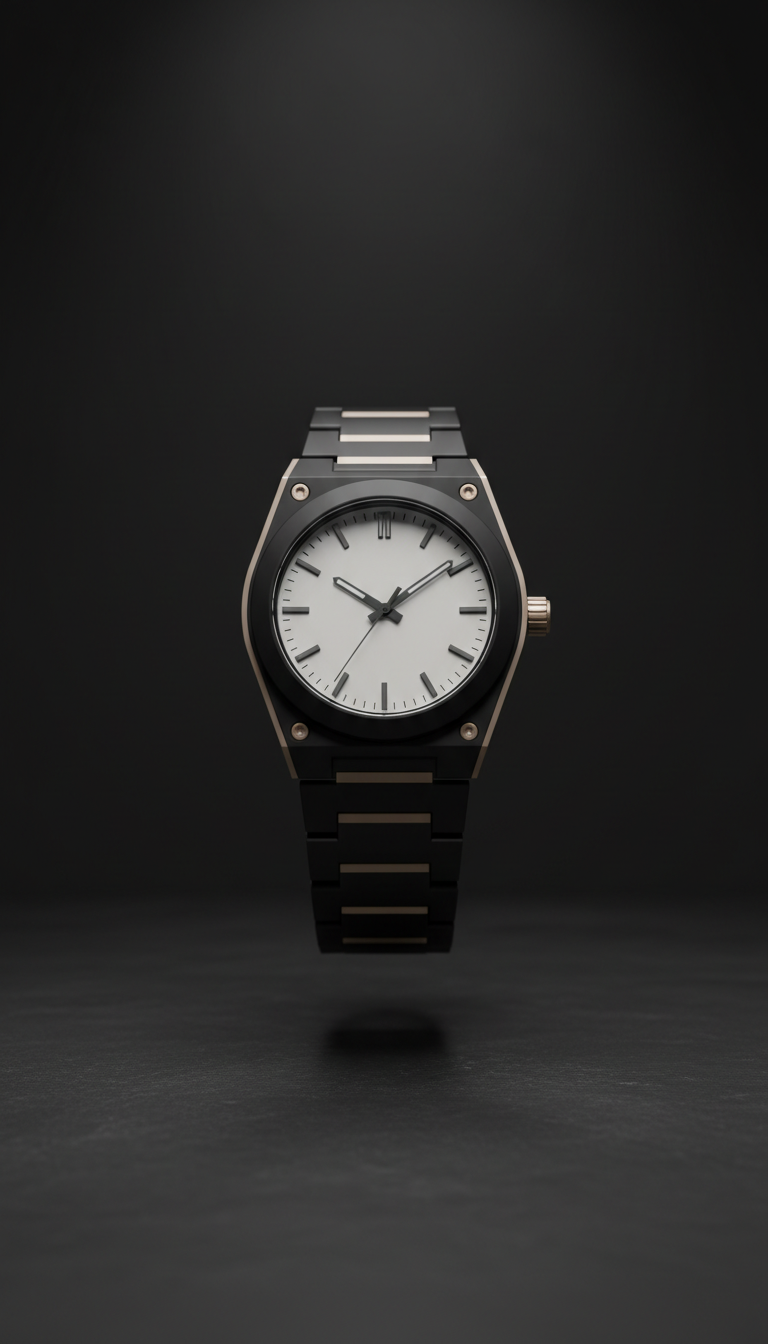 Matte Black Modular Watch