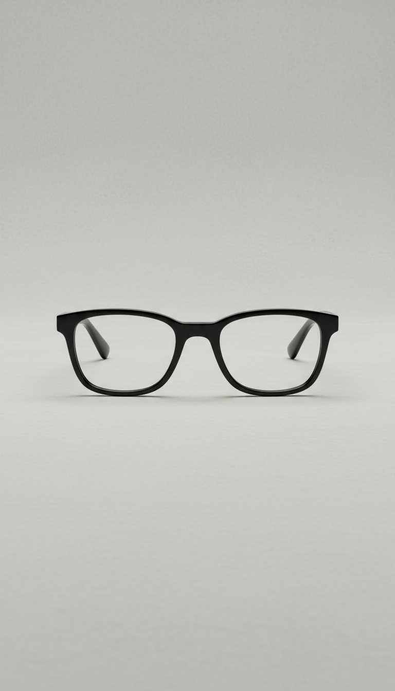 Black Acetate Designer Eyeglass Frames
