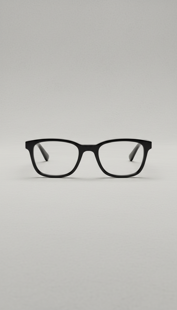 Black Acetate Designer Eyeglass Frames