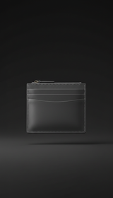 Urban Graphite Italian Leather Card Purse